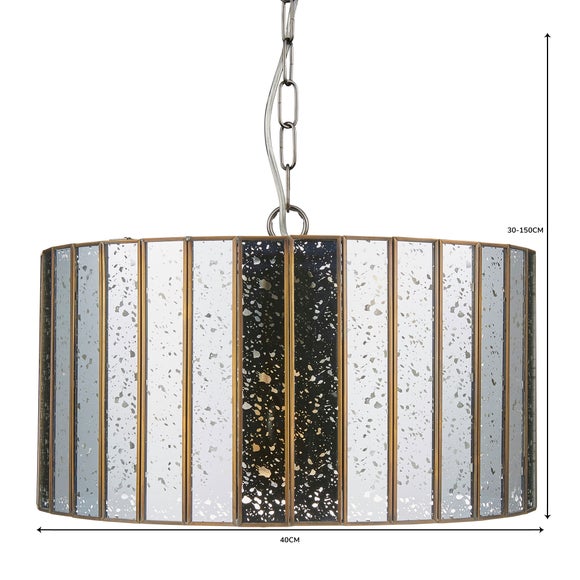 Seraphina Mercury Glass Pendant Light
