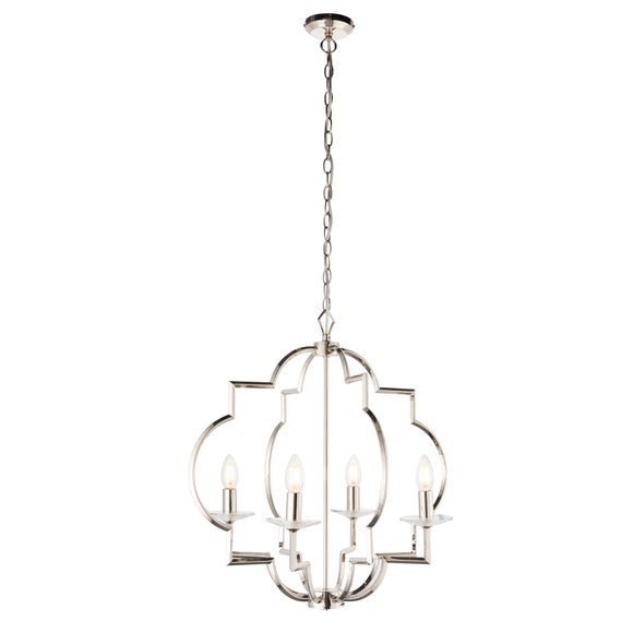 Vogue Garland Chrome 4 Light Ceiling Light