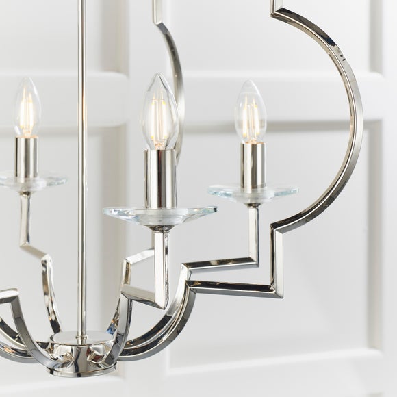Vogue Garland Chrome 4 Light Ceiling Light