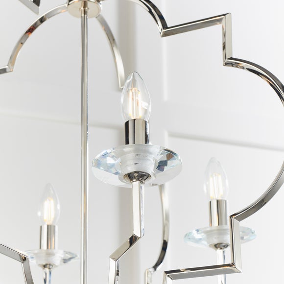 Vogue Garland Chrome 4 Light Ceiling Light