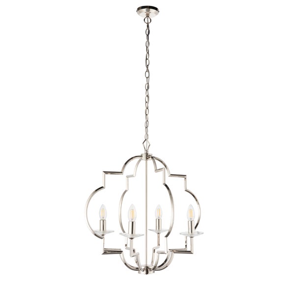 Vogue Garland Chrome 4 Light Ceiling Light