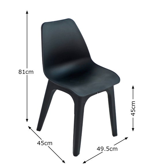Eolo Pack of 2 Matte Chairs, product image 6