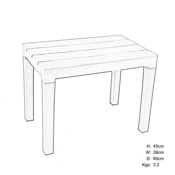 Trabella Roma 4 Seater Bench Rectangular Dining Set, product image 13