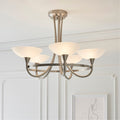 Vogue Cagney 5 Light Semi Flush Ceiling Light, product image 1