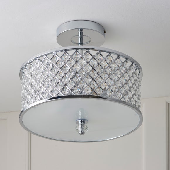 Vogue Hudson 3 Light Semi Flush Ceiling Light, product image 2