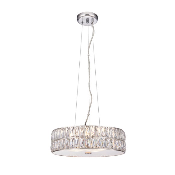 Vogue Crystal Armoury Integrated LED Hoop Ceiling Light