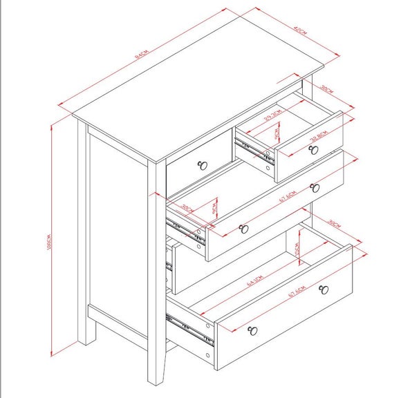 Lynton 5 Drawer Chest, product image 37