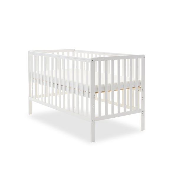 Obaby Bantam Cot Bed, White Pine