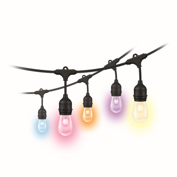 WiZ 48ft Smart Ambient Outdoor Festoon Lights