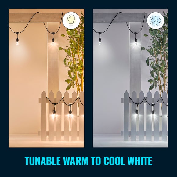 WiZ 48ft Smart Ambient Outdoor Festoon Lights