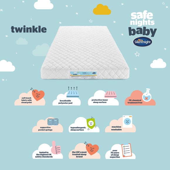 Silentnight Twinkle Pocket Cot Bed Mattress