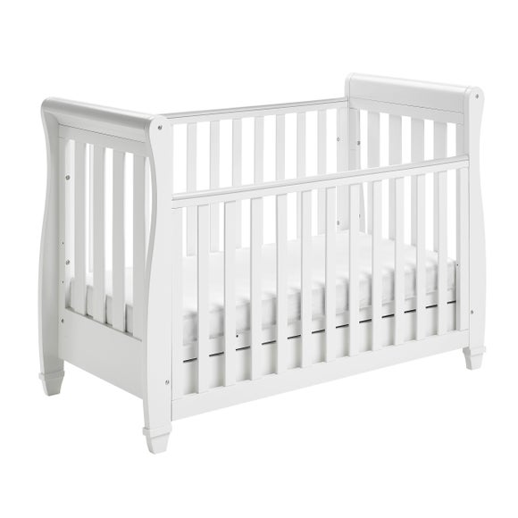 Babymore Eva Sleigh Cot Bed with Drawer, product image 15
