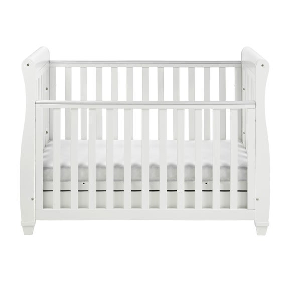 Babymore Eva Sleigh Cot Bed with Drawer, product image 16