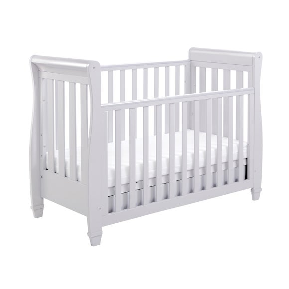 Babymore Eva Sleigh Cot Bed with Drawer, product image 6