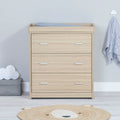Babymore Luno Veni 3 Drawer Chest & Changing Unit, product image 1