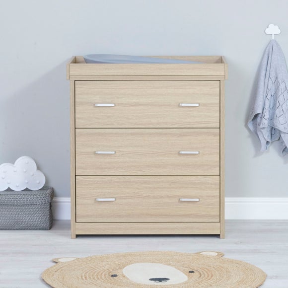 Babymore Luno Veni 3 Drawer Chest & Changing Unit, product image 1
