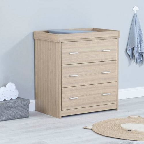 Babymore Luno Veni 3 Drawer Chest & Changing Unit, product image 2