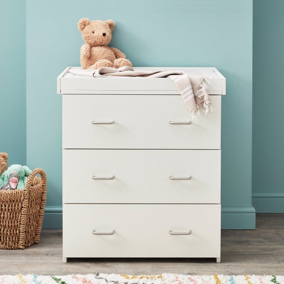Babymore Caro 3 Drawer Chest & Changing Unit, product image 5