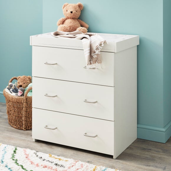 Babymore Caro 3 Drawer Chest & Changing Unit, product image 6