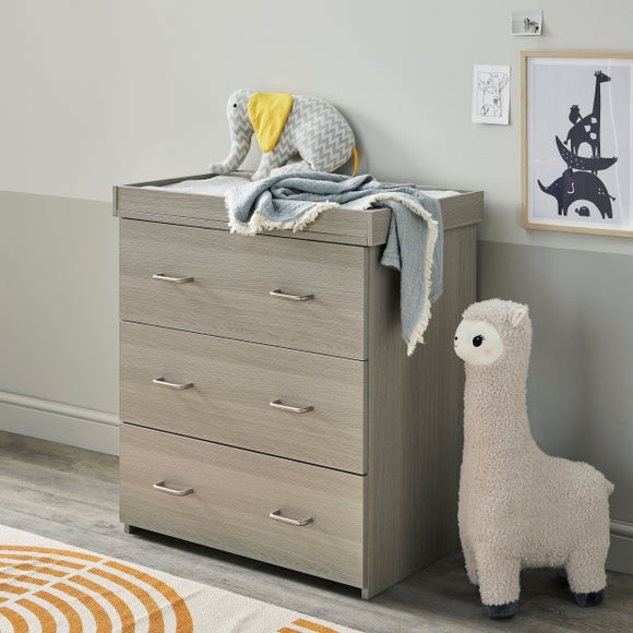 Babymore Caro 3 Drawer Chest & Changing Unit, product image 2