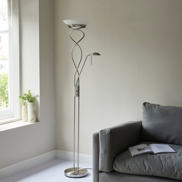 Vogue Lukas Uplighter Mother & Child Metal Floor Lamp, product image 12