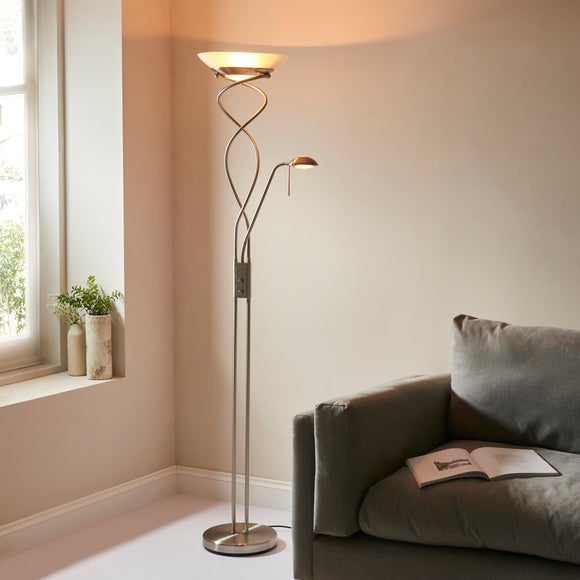 Vogue Lukas Uplighter Mother & Child Metal Floor Lamp, product image 13