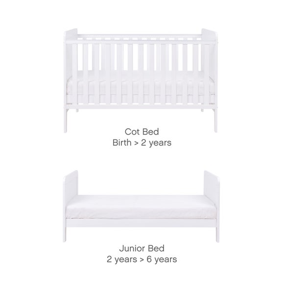 Tutti Bambini Rio Cot Bed with Cot Top Changer and Mattress, product image 12