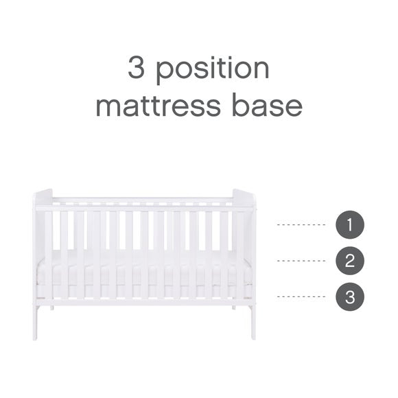 Tutti Bambini Rio Cot Bed with Cot Top Changer and Mattress, product image 14