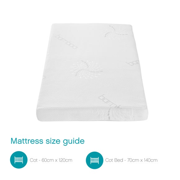 Tutti Bambini Natural Coir Fibre Cot Mattress, product image 9