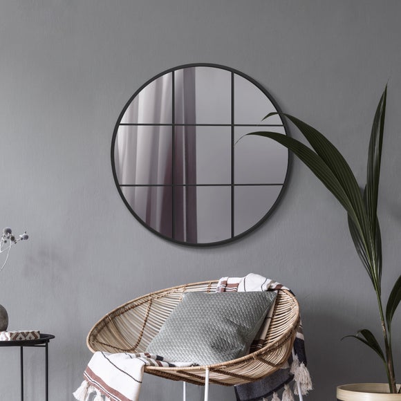 Circulus Round Window Indoor Outdoor Wall Mirror, product image 5