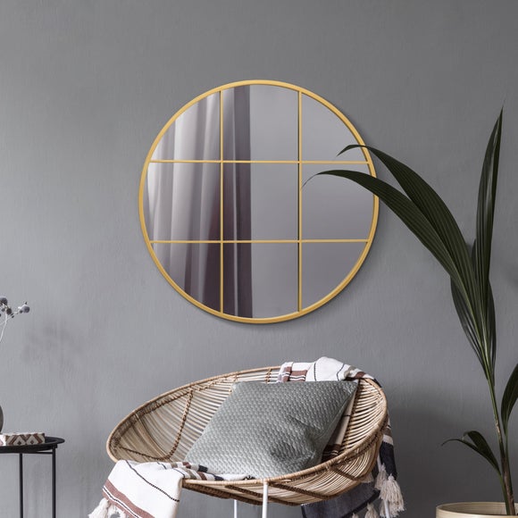 Circulus Round Window Indoor Outdoor Wall Mirror, product image 9