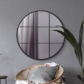 Circulus Round Window Indoor Outdoor Wall Mirror, product image 1