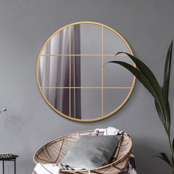 Circulus Round Window Indoor Outdoor Wall Mirror, product image 13