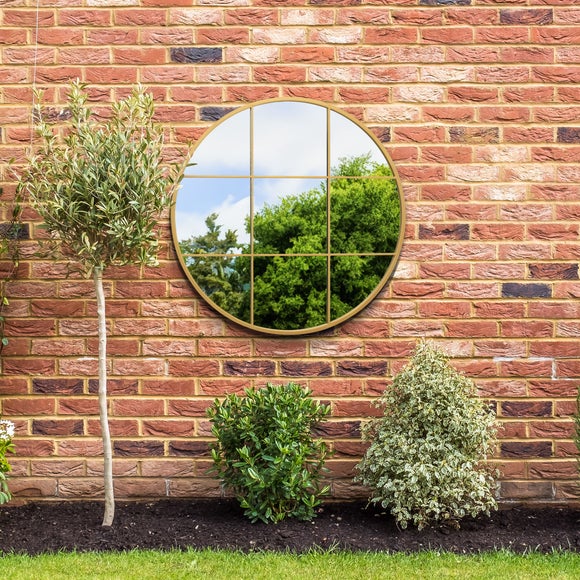 Circulus Round Window Indoor Outdoor Wall Mirror, product image 14