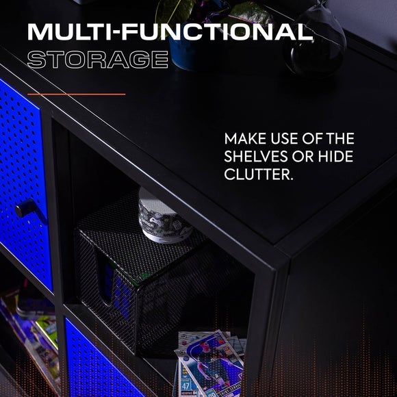 X Rocker Mesh Tek 4 Cube Storage Unit