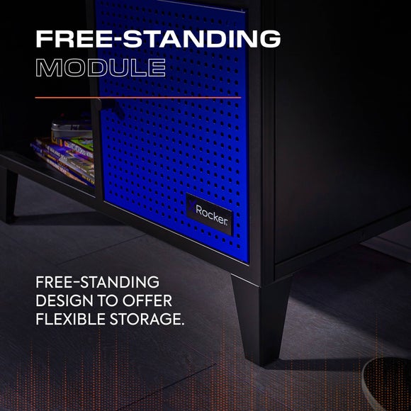 X Rocker Mesh Tek 4 Cube Storage Unit