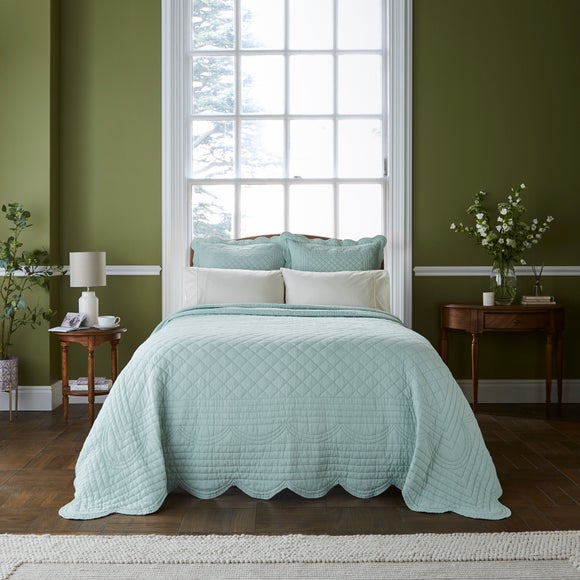 Dorma Soft Scalloped Bedspread, product image 1