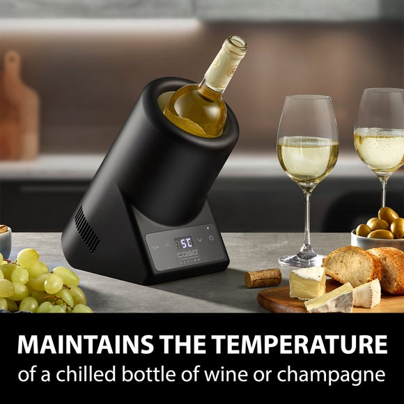 Caso Tabletop Wine Cooler, Black