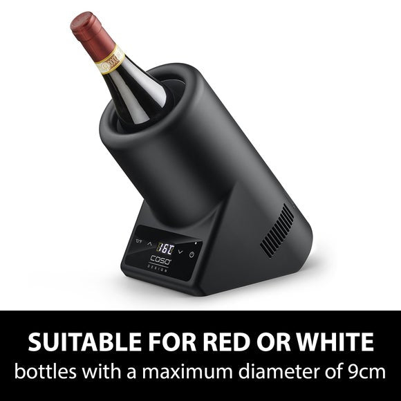 Caso Tabletop Wine Cooler, Black