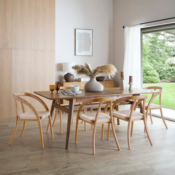 Edited Life Olsson 4-6 Seater Rectangular Extending Dining Table
