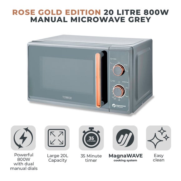 TOWER Cavaletto 20L Manual Microwave, product image 2