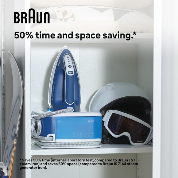 Braun 6 5 Bar Carestyle Compact Pro Steam Iron Blue
