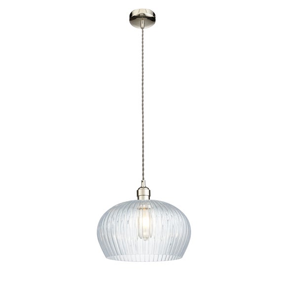 Vogue Sturt Ribbed Adjustable Pendant Light