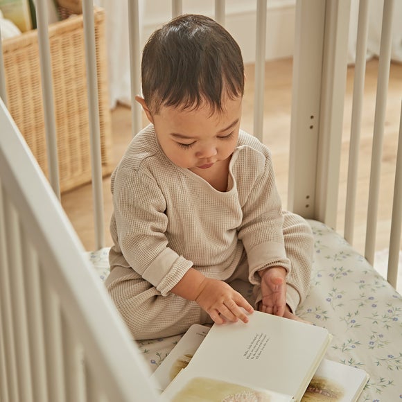 CuddleCo Clara Mini Cot Bed, Cashmere