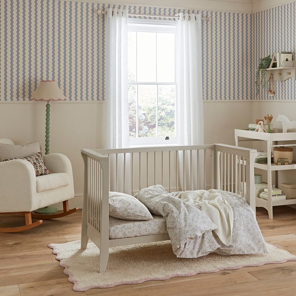 CuddleCo Clara Mini Cot Bed, Cashmere