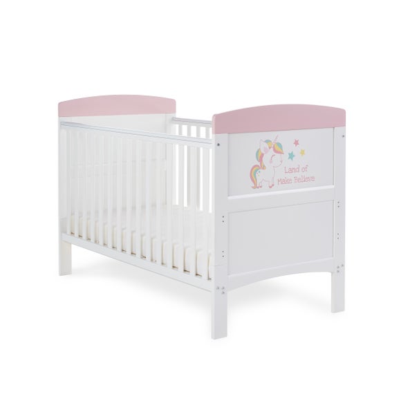 Obaby Grace Unicorn Cot Bed