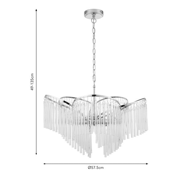 Palace 5 Light Adjustable Pendant Light, product image 6