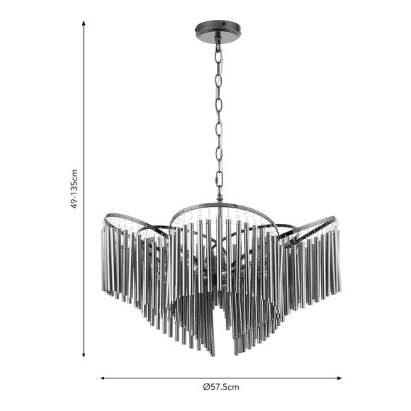 Palace 5 Light Adjustable Pendant Light, product image 13