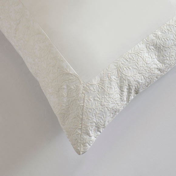 Dorma Elmley Embroidered 100% Cotton Sateen Duvet Cover & Pillowcase Set, product image 50