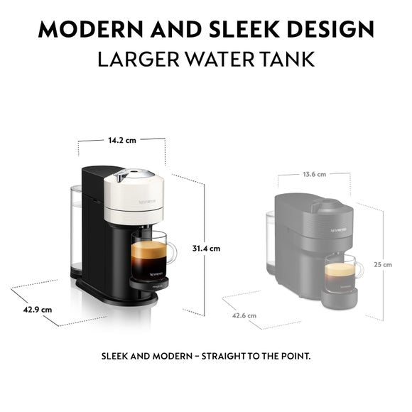 Nespresso Vertuo Next Coffee Machine with Aeroccino Milk Frother, product image 19
